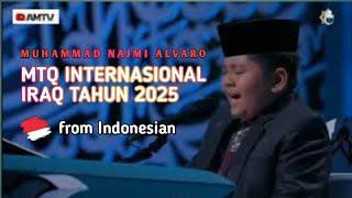 Penampilan Qori cilik Internasional MTQ IRAQ 2025 || Muhammad Najmi Alvaro