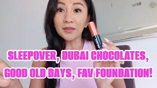 VLOG: Justin Out of Town, Sunrise Cancer Update, Sleepover, Making Dubai Chocolate, Good Old Days!