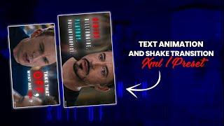 Text Animation Edit Like Rebellious_Editz | Dialogue Text Animation Xml/Preset | Alight motion Edit