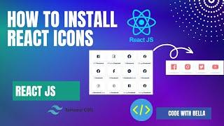 How to install React icons in reactjs | How to use react icons