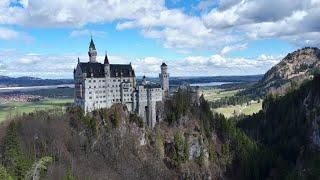 Замок Нойшванштайн с квадрокоптера / Neuschwanstein Castle Drone