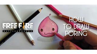 FREE FIRE NEW PET | PORING | DRAWING TUTORIAL