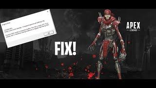 How to fix Apex Legends Engine Error IN 20 SECONDS! SEASON 04 FEBUARY 2020