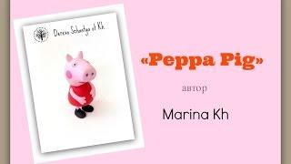 Как слепить свинку Пеппу?  Лепим забавную PEPPA PIG из полимерной глины FIMO