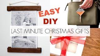DIY LAST MINUTE CHRISTMAS GIFTS || Katie Bookser
