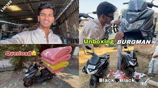 New Wali Burgman Unboxing Kar diya