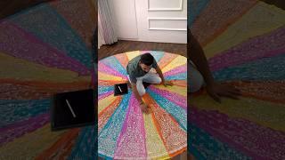 Lehenga Making Process || Multi color Sequence Embroidery work Designer Lehenga choli #lehengas