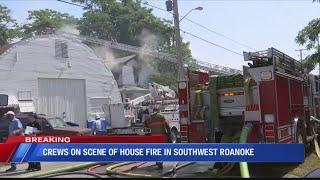 Crews called out to house fire in SW Roanoke