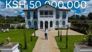 Inside Tigoni Ksh.50,000,000 White House #Mansion #kenya #realestate #maisonette #realestatelife