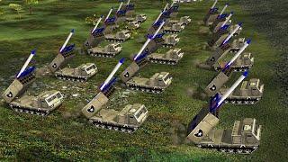 USA BOSS vs 7 GLA BOSS - Command & Conquer Generals Apocalyptic