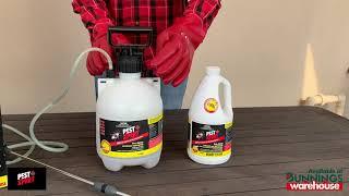 How to use PestXpert Pro Spray Outdoor Perimeter - DIY Pest Control "Just like the Professionals"