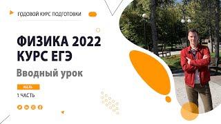 Вводный урок Годовой курс ФИЗИКА ЕГЭ 2022 Абель