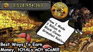 EASIEST ways to farm MONEY, Discord Codes!!!! in comment Black Clover Grimshot Roblox