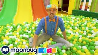 Learn and Explore the Children's Museum | @Blippi | Moonbug Literacy