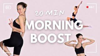 20-MIN MORNING ENERGY BOOST | Home Workout | Full-Body | No Equipment | No repeat