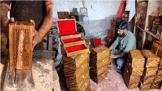 Woodworking Project | How An Antique Jewellery Box Made in Factory