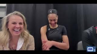 A'ja Wilson/Becky Hammon/Kelsey Plum postgame | Las Vegas Aces defeat Seattle Storm 85-72 | Sept. 17