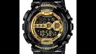 Обзор и настройка часов Casio G-Shock GD-100GB-1E [3263]