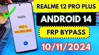 Realme 12 pro plus frp bypass - Android 14 / All Realme android 14 frp bypass latest update