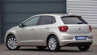 Volkswagen NEW Polo 2018 Highline Ivory Silver 16 inch Las Minas walk aroud & inside detail