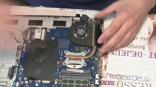 Samsung NP300E5A. Разборка, чистка и мелкий ремонт./ Disassembling and cleaning a laptop