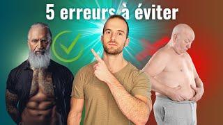 Se muscler après 40 ans : Les 5 erreurs