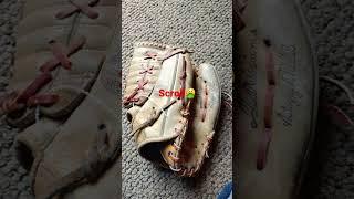 Your baseball glove if you! #baseball #gloves #aaronjudge #miketrout