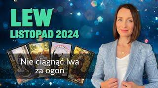 Lew NIE CIĄGNĄĆ LWA ZA OGON Listopad 2024 tarot