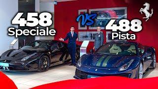 Ferrari 488 Pista vs.Ferrari 458 Speciale im Vergleich | Ferrari Düsseldorf