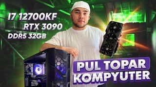 PUL TOPADIGAN KOMPYUTER | i7 12700KF + RTX 3090 | +NARXLARI