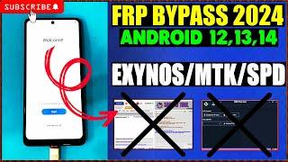 Exynos Chips' Samsung Frp Bypass 2024 |Android 12,13,14| Samsung Frp Without Pc |