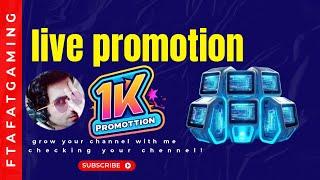 Live YouTube Channel Promotion | 1000 SUBSCRIBERS 123 मिनट में ले जाओ