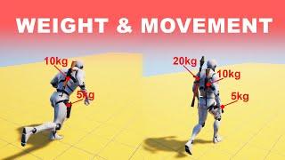 Unreal Engine 5 - Inventory Weight and Movement Speed (ALS #140 )