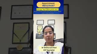 Allergy test (Skin prick test and Complete Treatment ) #noida  #ytshorts