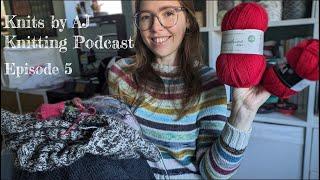 Knits by AJ Knitting Podcast Episode 5 | STRIPES, Stella Quilt Cushion & all of the gift knits