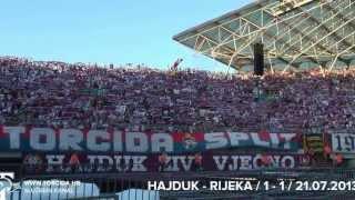 Torcida Split / Hajduk Split - NK Rijeka 1:1 (2. kolo MAXtv Prva Liga)