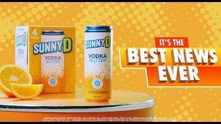 NEW SUNNYD Vodka Seltzer. Best News Ever!