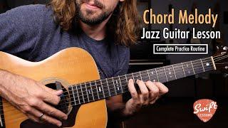 Chord-Melody Jazz Guitar Lesson | Full Practice Routine in C