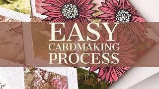 Easy Cardmaking Process (Wild Whisper Designs)