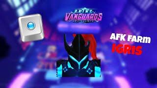How to AFK farm igris in anime vanguards! (Super easy)