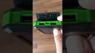 These are solar powered portable power banks