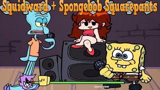 Squidward + Spongebob Squarepants  Tentacles Over Daddy Dearest  | Friday Night Funkin