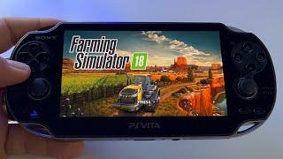 Farming Simulator 18 | PS Vita handheld gameplay