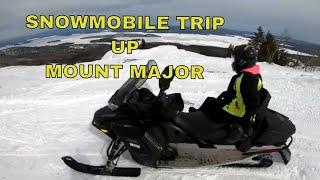 A QUICK SNOWMOBILE TRIP UP MOUNT MAJOR