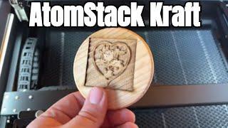 Unlock the Secrets of Wood Crafting with the AtomStack Kraft Laser!