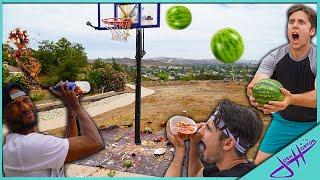 MESSY RANDOM OBJECT BASKETBALL SHOOTOUT!