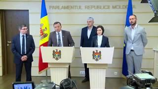 Andrei Năstase și Maia Sandu - declarații după discuțiile cu PSRM