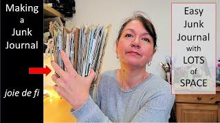 Craft With Me ⭐ MAKING a JUNK JOURNAL with SPACE to Fill The Pages 