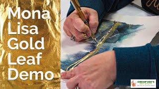 Cheap Joe's 2 Minute Art Tips - Mona Lisa Gold Leaf Demo