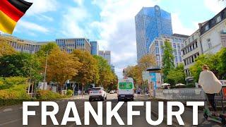FRANKFURT Driving Tour  Germany || 4K Video Tour of Frankfurt